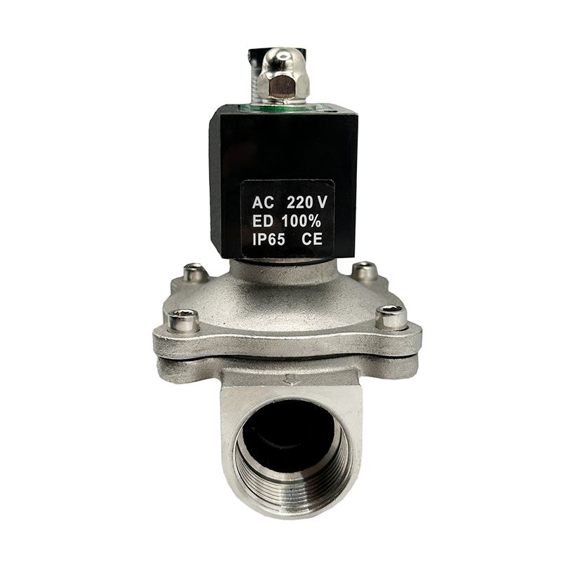 Normally Closed 12v Electric Solenoid Valve Water 24v 230v 24 1/2 3/4 Stainless Steel IP65 DIN Coil High Temperature